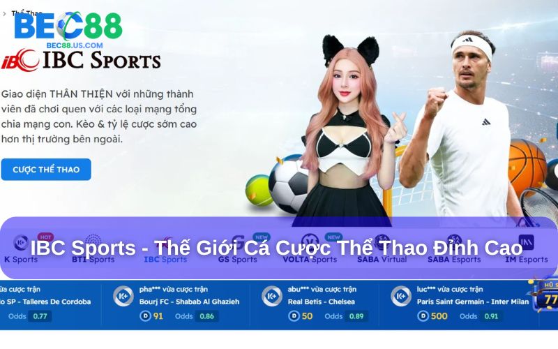 IBC Sports – Thế Giới Cá Cược Thể Thao Đỉnh Cao Tại Bec88