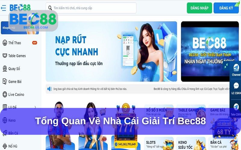 Bec88 là điểm đến giải trí được đông đảo hội viên yêu thích Bec88 là điểm đến giải trí được đông đảo hội viên yêu thích