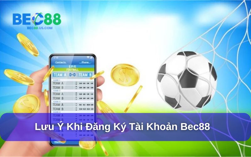 Đăng ký Bec88 cần lưu ý cẩn thận Đăng ký Bec88 cần lưu ý cẩn thận