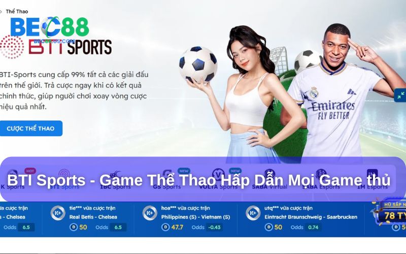BTI Sports – Game thể thao đa dạng, hấp dẫn mọi game thủ 2 BTI Sports trò chơi cá cược thể thao thu hút người chơi