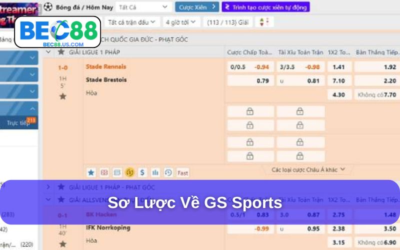 Những điều giới thiệu về GS Sports dành cho bạn Những điều giới thiệu về GS Sports dành cho bạn