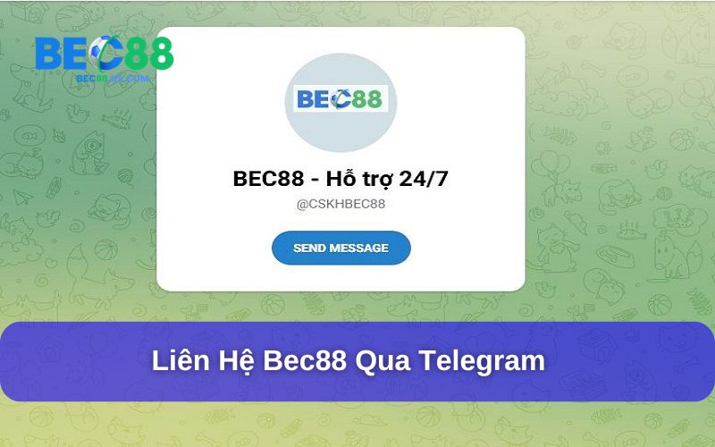 Telegram là cách liên hệ Bec88 thuận tiện Telegram là cách liên hệ Bec88 thuận tiện