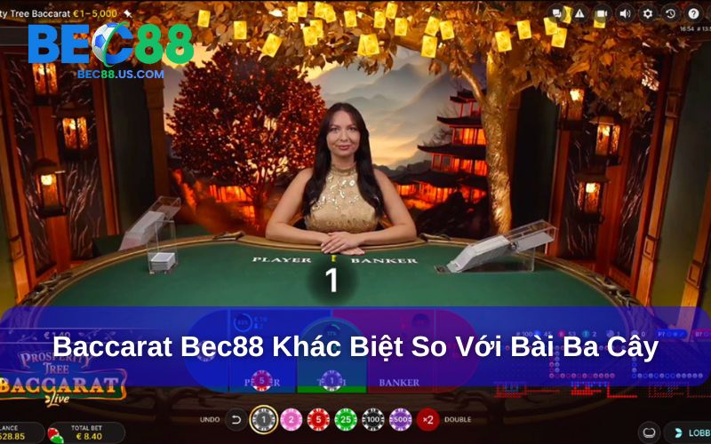 Baccarat là gì, có giống bài ba cây không?