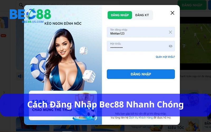 Tìm link chuẩn nhà cái Bec88 để đăng nhập