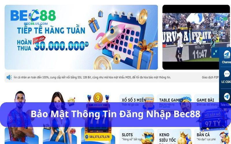 Không chia sẻ thông tin đăng nhập Bec88 với bất cứ ai